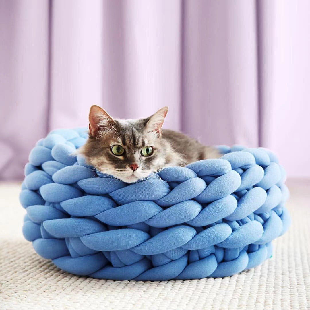 Pet House Cushion Soft Sleeping Basket