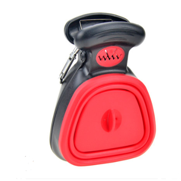 Pet Travel Foldable Pooper Scooper with 1 Roll Decomposable bags