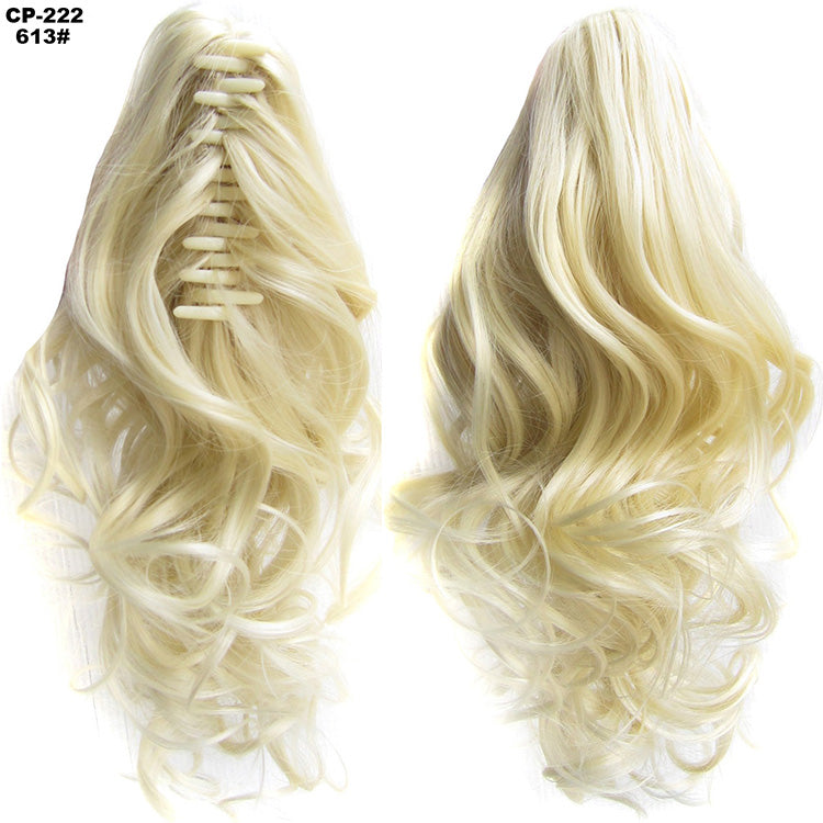 Long Wave Ponytail Wrap Around Clip In