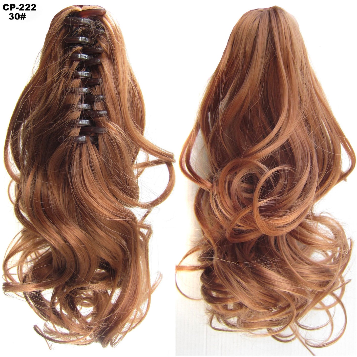 Long Wave Ponytail Wrap Around Clip In