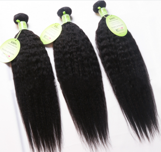 Brazilian Hair Kinky Yaki Straight Weave