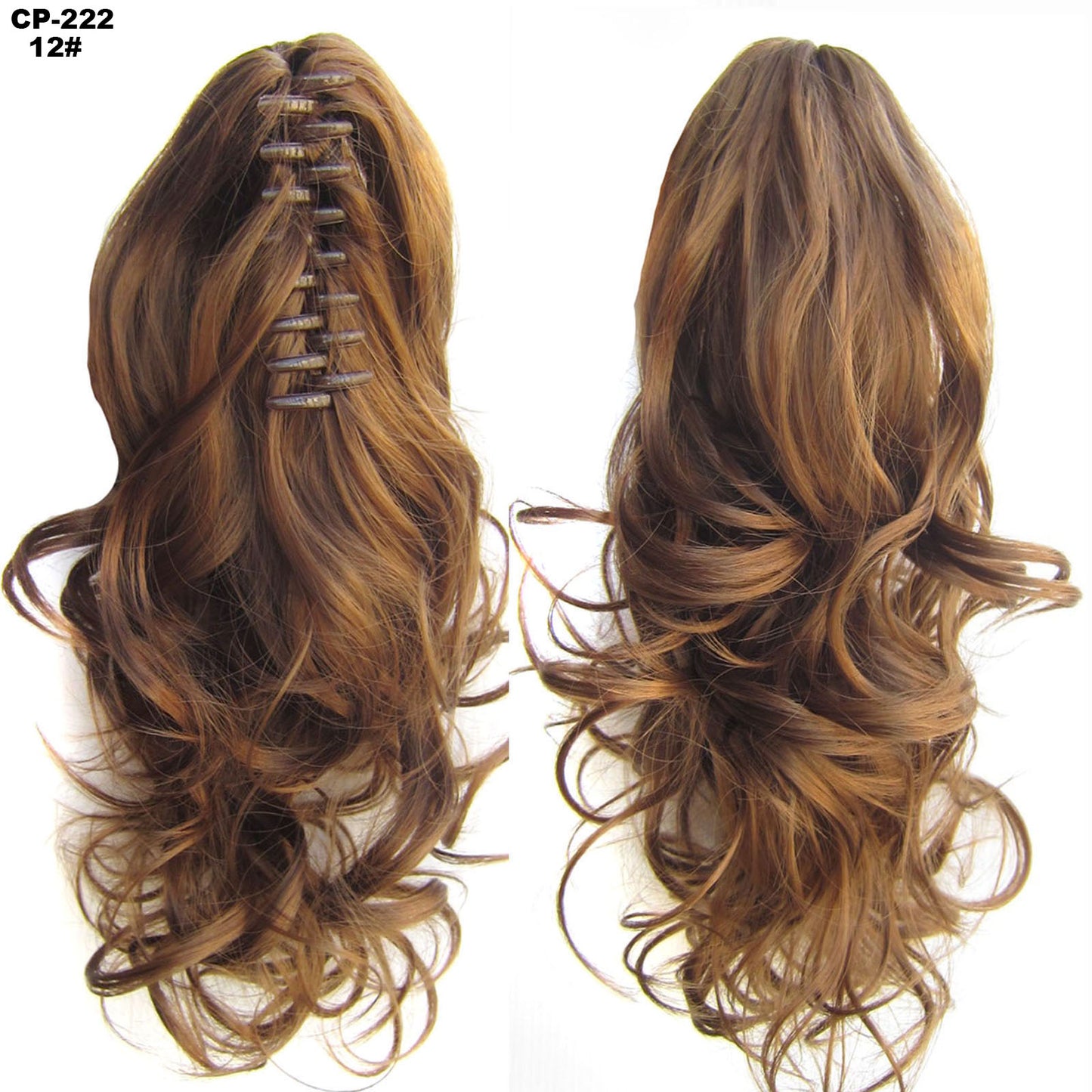 Long Wave Ponytail Wrap Around Clip In