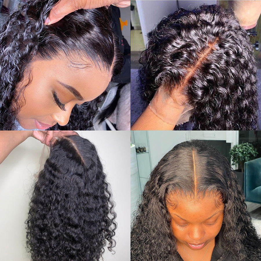 Human Hair with Small and Long Curly Sets