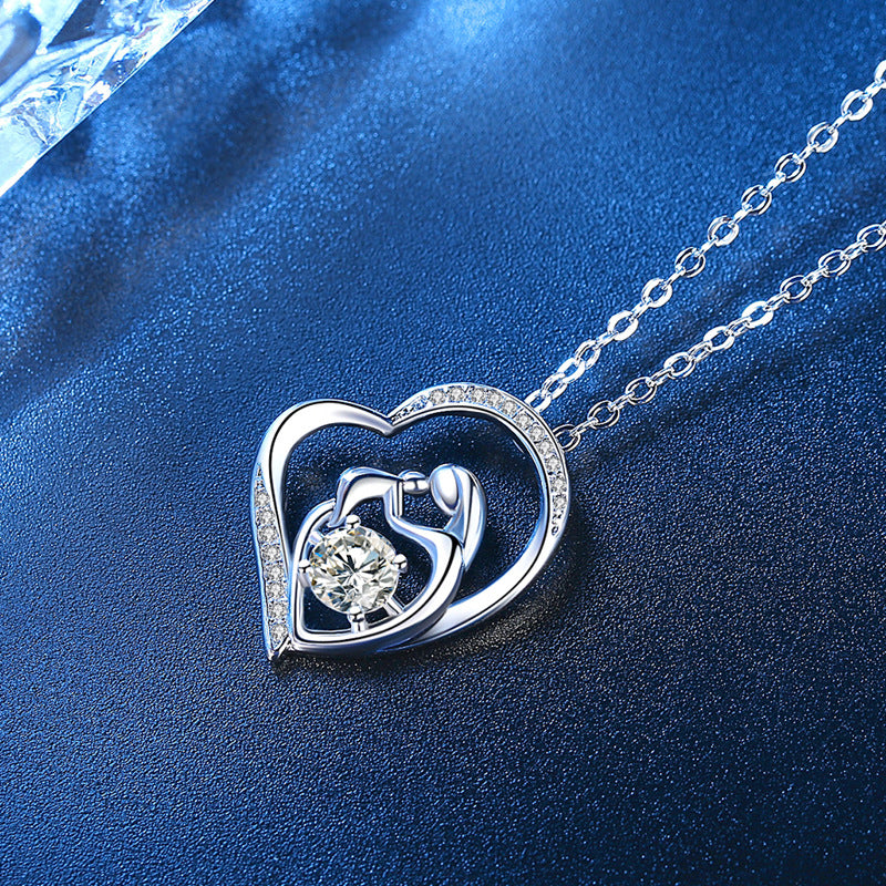 Love Zircon Mother's Day Pendant Necklace