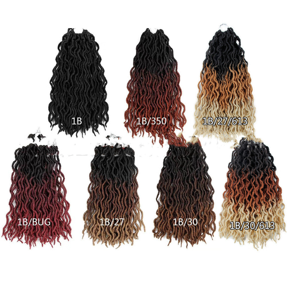 Ombre Curly Crochet Synthetic Braiding Hair