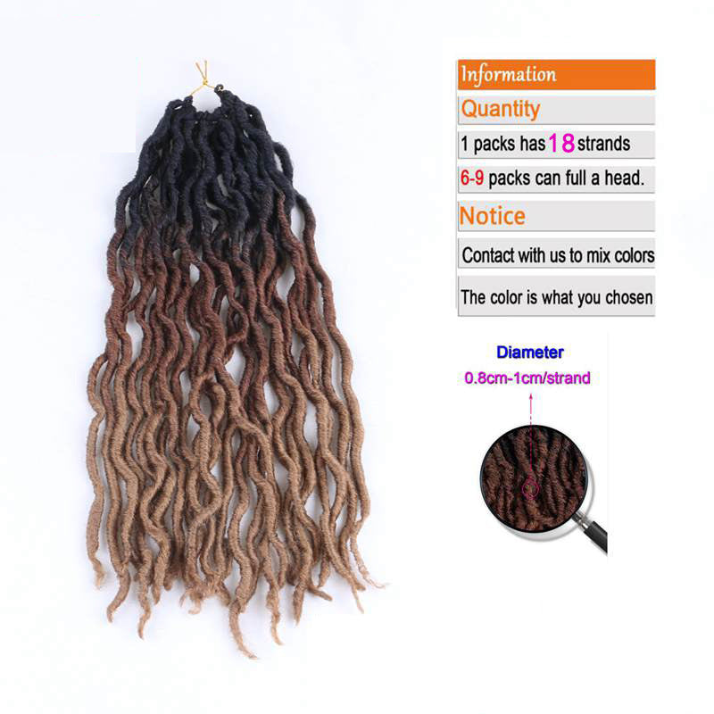 Ombre Curly Crochet Synthetic Braiding Hair