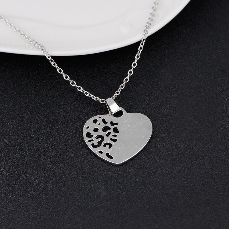 Heart Letter Pendant Necklaces Mother and Daughter Love Forever Chain Necklace