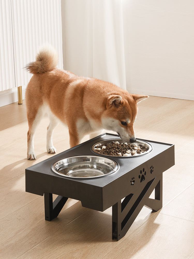 Pet Bowl Feeder Stainless Steel Folding Bowl