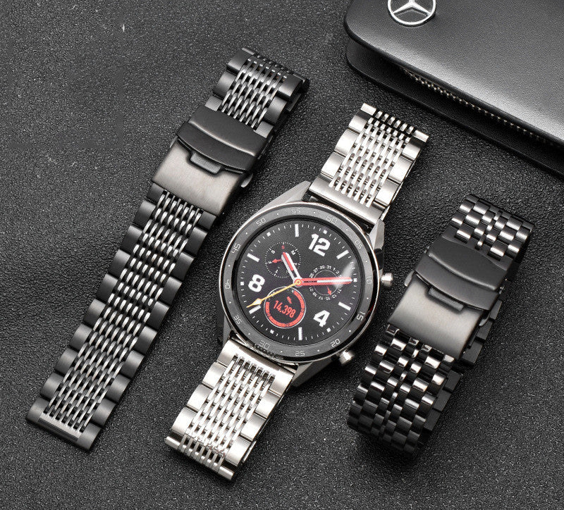 Solid stainless steel strap