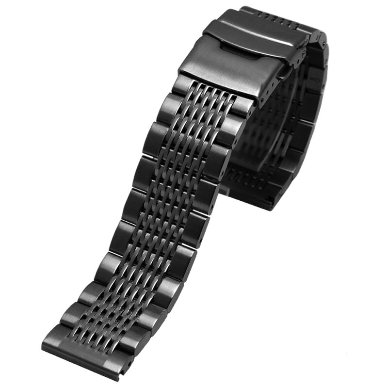 Solid stainless steel strap