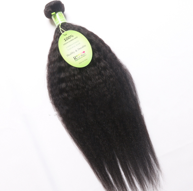 Brazilian Hair Kinky Yaki Straight Weave