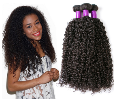 Brazilian Virgin Human Hair Kinky Curly Weave