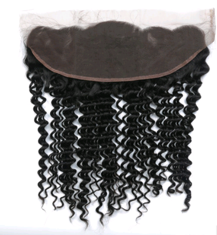 Human Hair Frontal Lace 4x13 Deep Wave