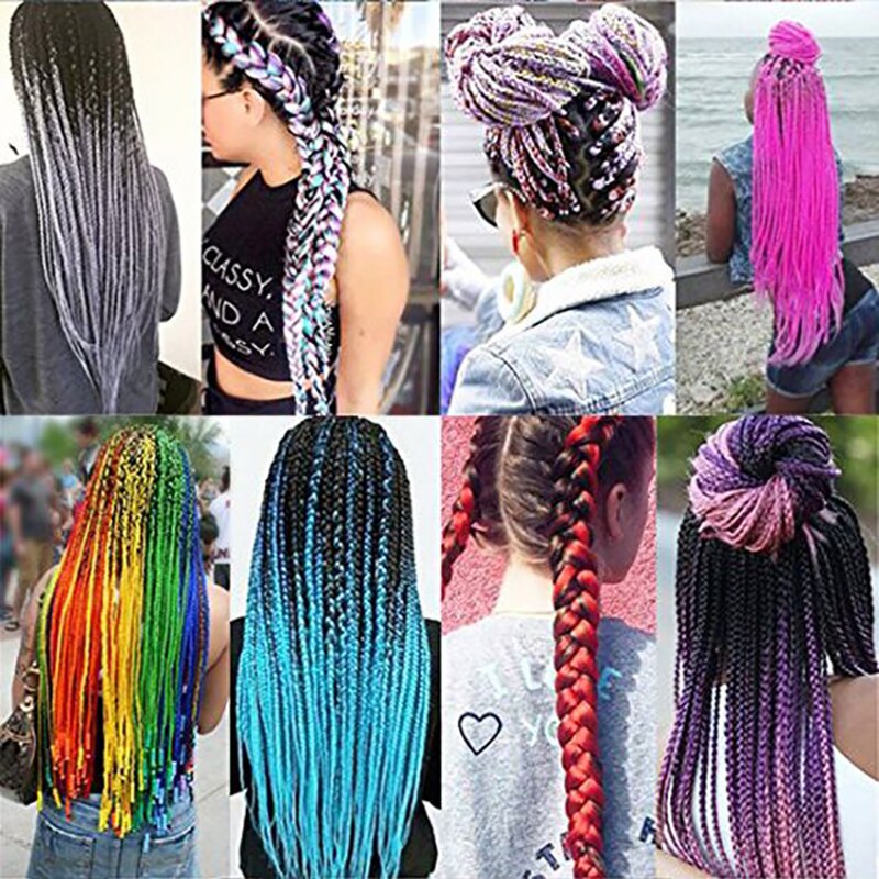 Colorful Ombre Braiding Hair Extensions