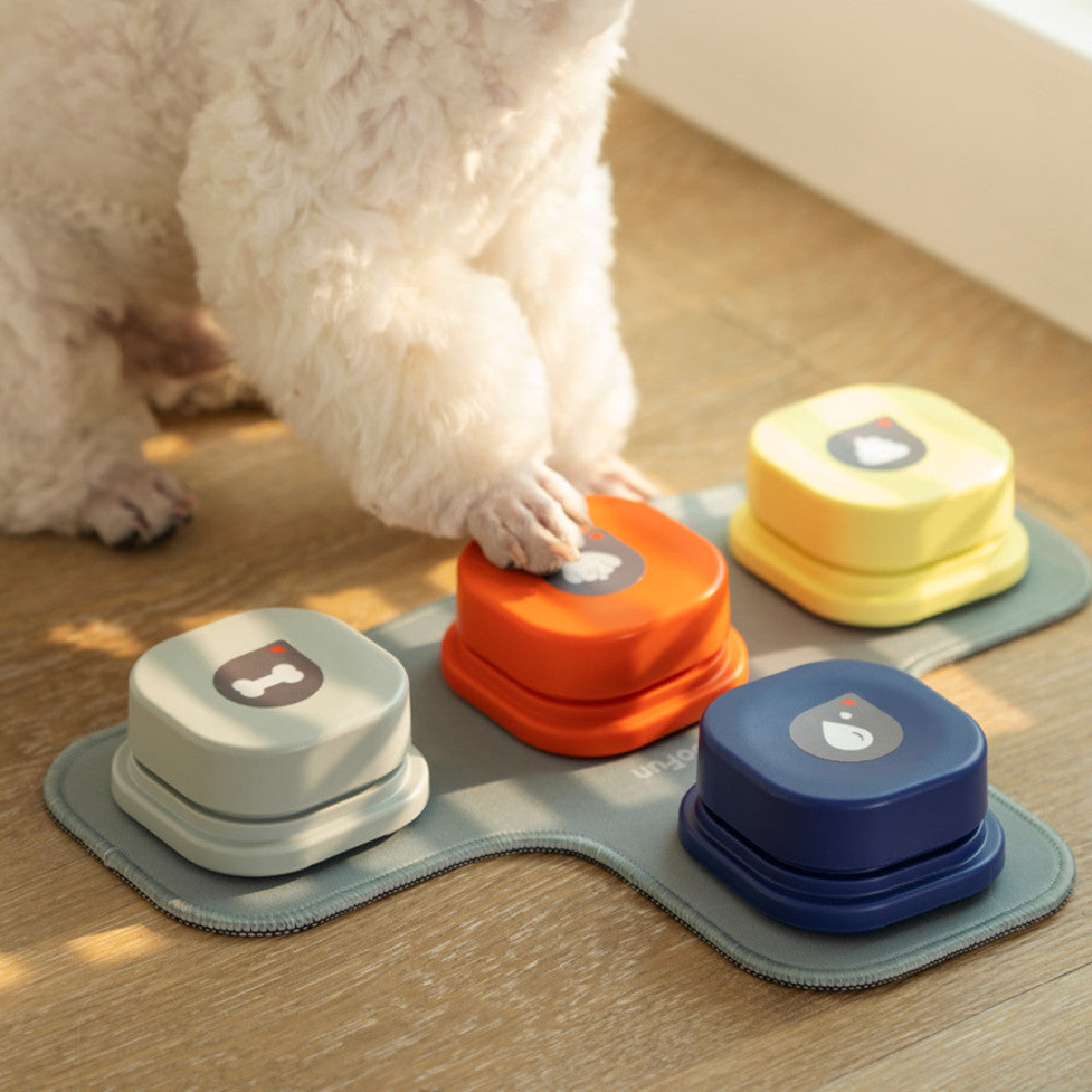 4 Colors Pet One-click Recordable Communication Button