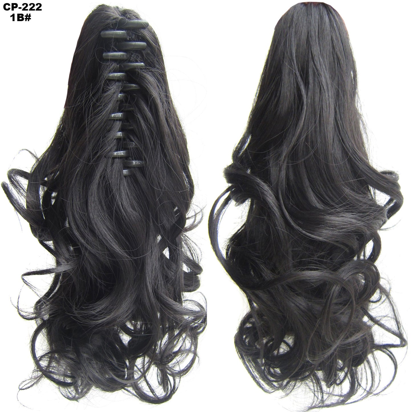 Long Wave Ponytail Wrap Around Clip In