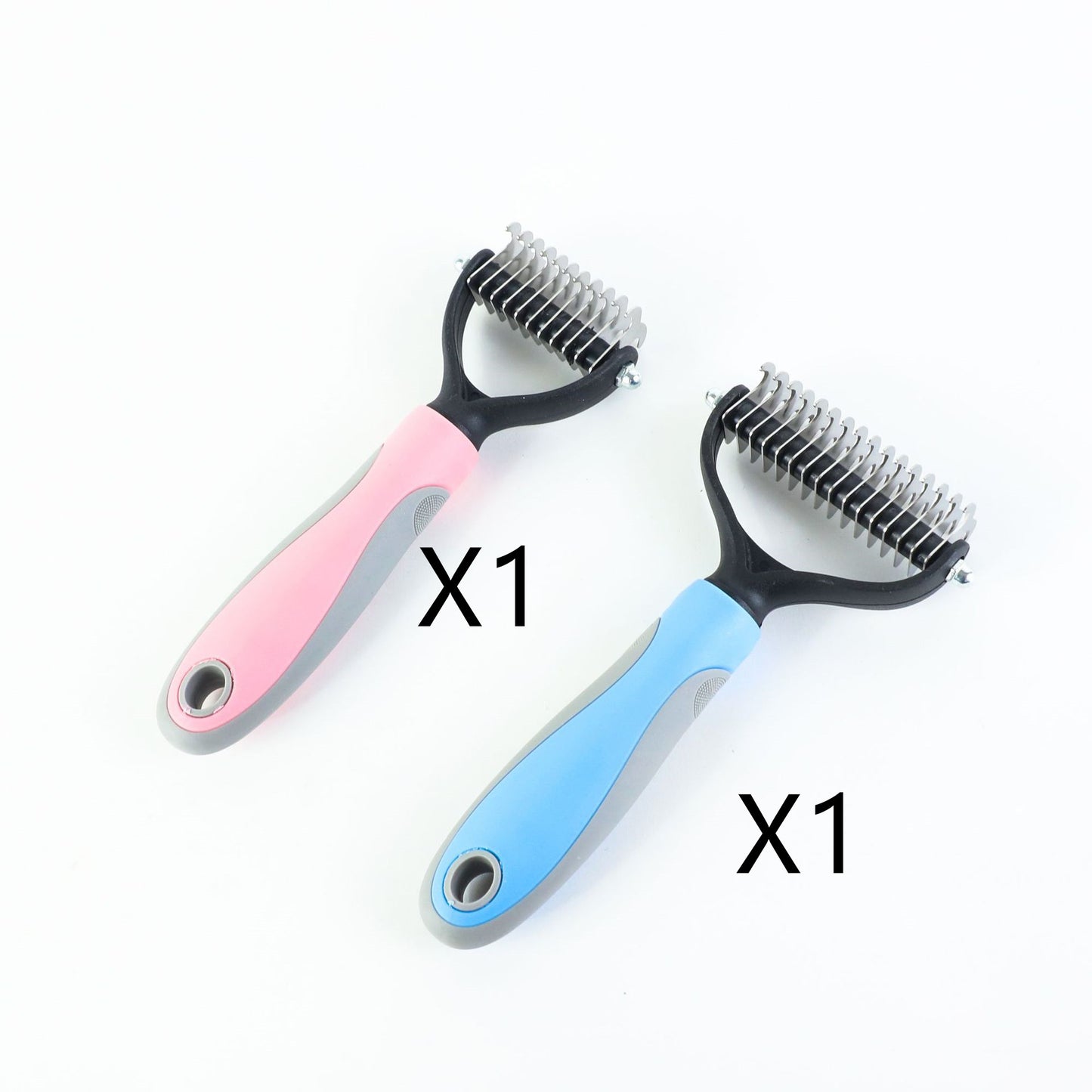 Stainless Double-sided Pet Brush Hair Removal, Shedding, Dematting Comb