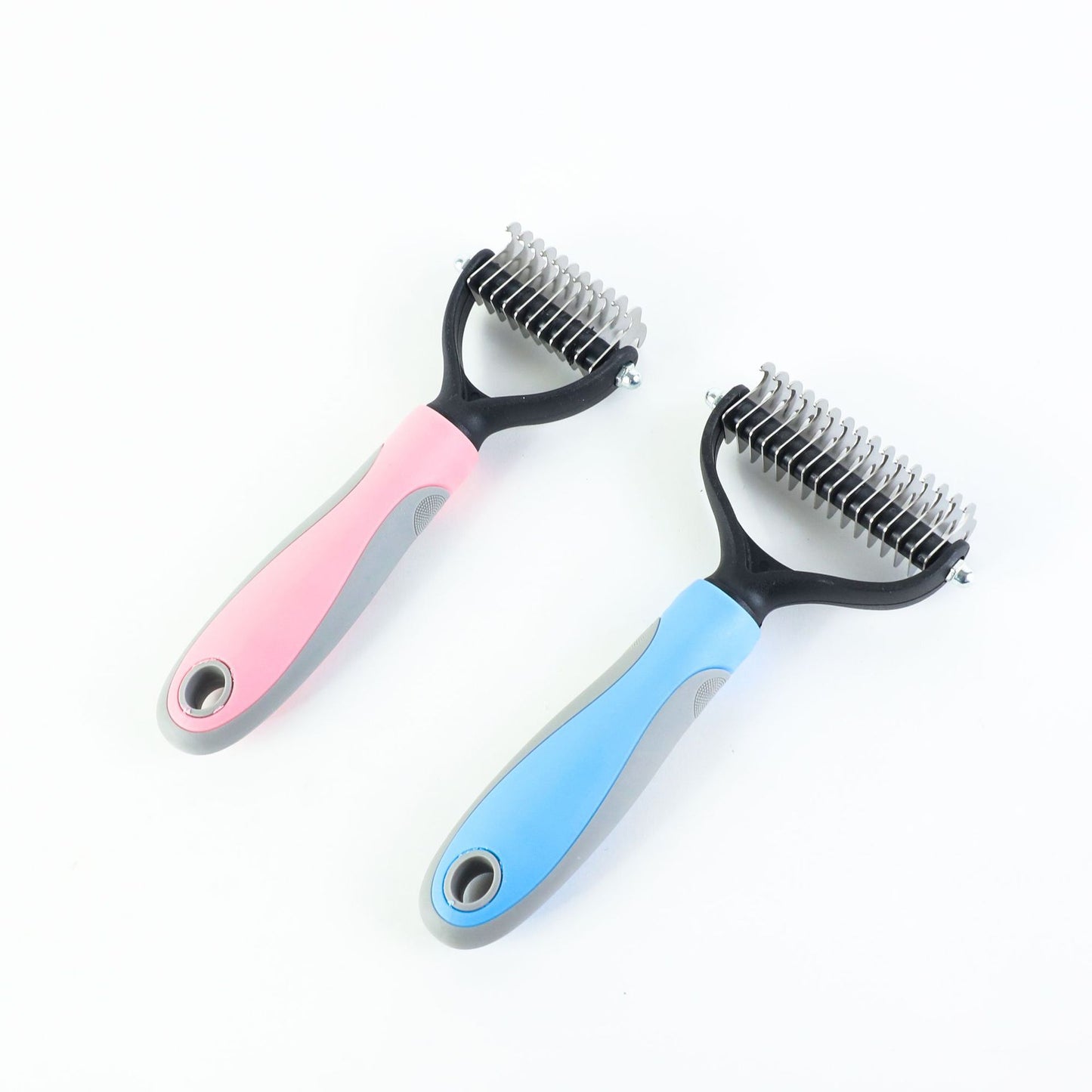 Stainless Double-sided Pet Brush Hair Removal, Shedding, Dematting Comb