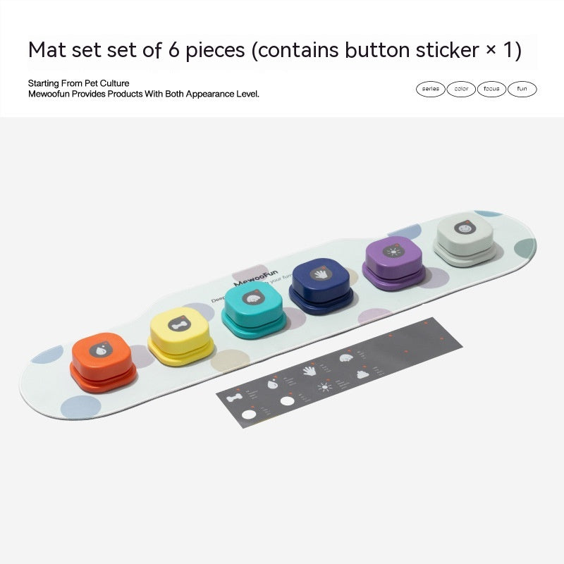 4 Colors Pet One-click Recordable Communication Button