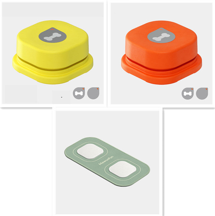 4 Colors Pet One-click Recordable Communication Button