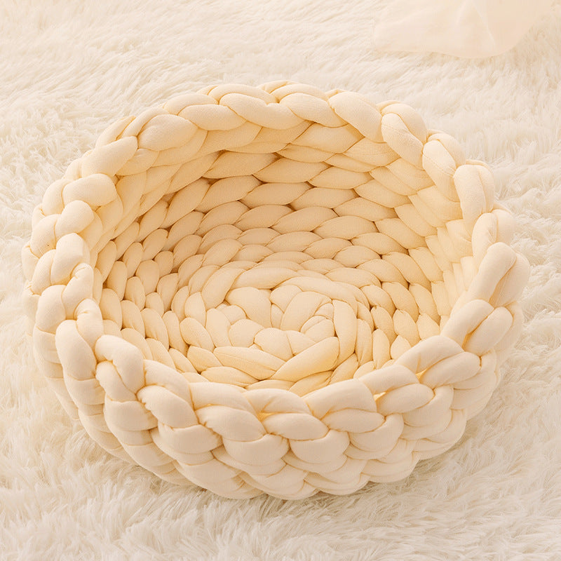 Pet House Cushion Soft Sleeping Basket