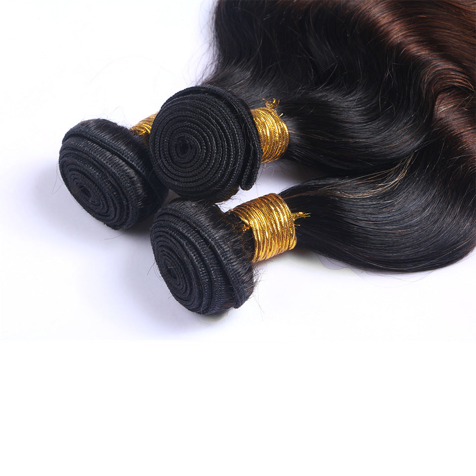 Ombre Brazilian Virgin Hair Body Wave Weave