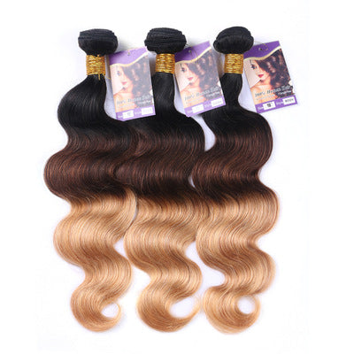 Ombre Brazilian Virgin Hair Body Wave Weave