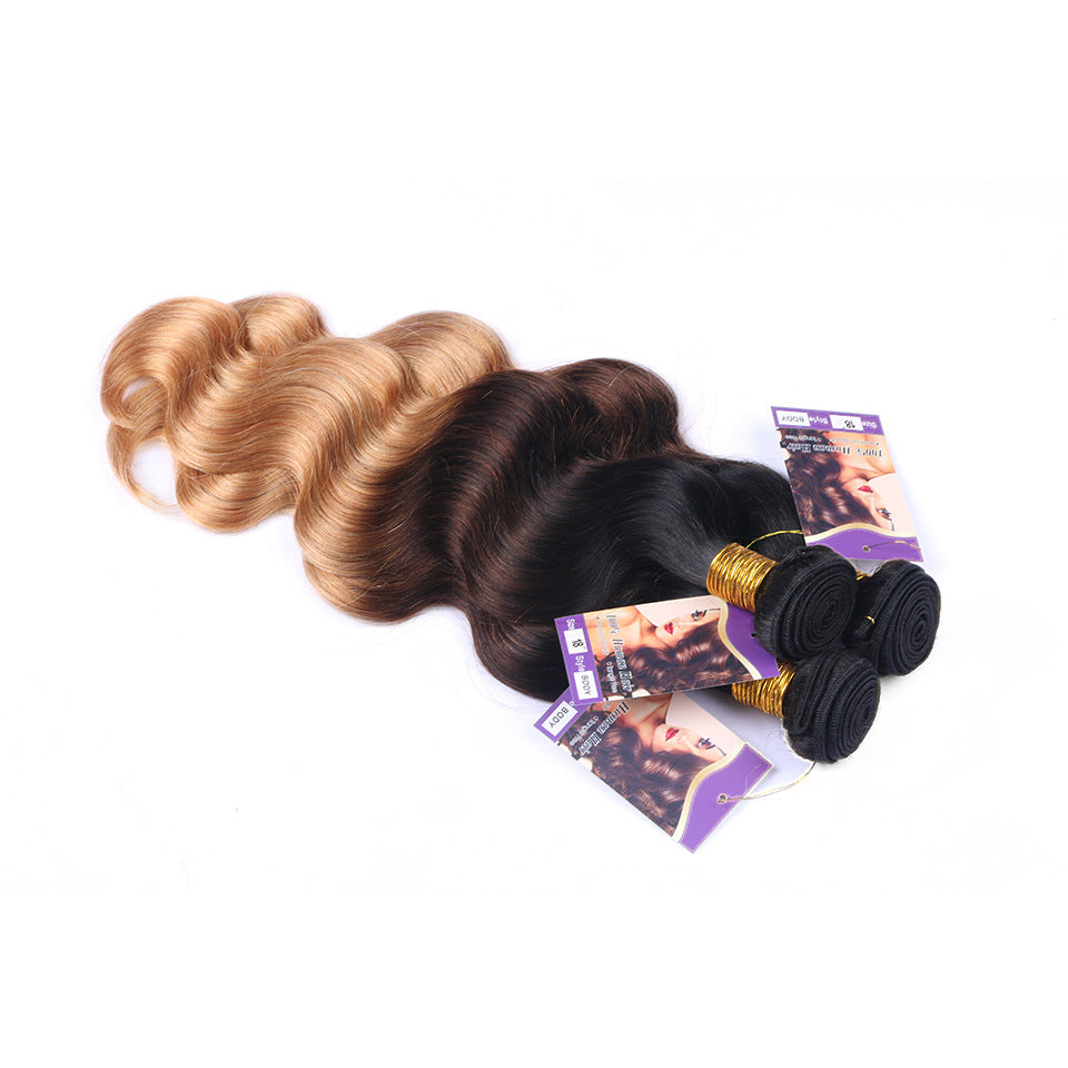 Ombre Brazilian Virgin Hair Body Wave Weave