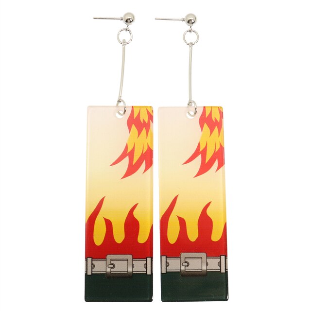 Acrylic Tanjiro Earrings