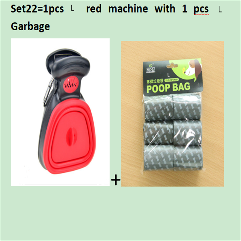 Pet Travel Foldable Pooper Scooper with 1 Roll Decomposable bags