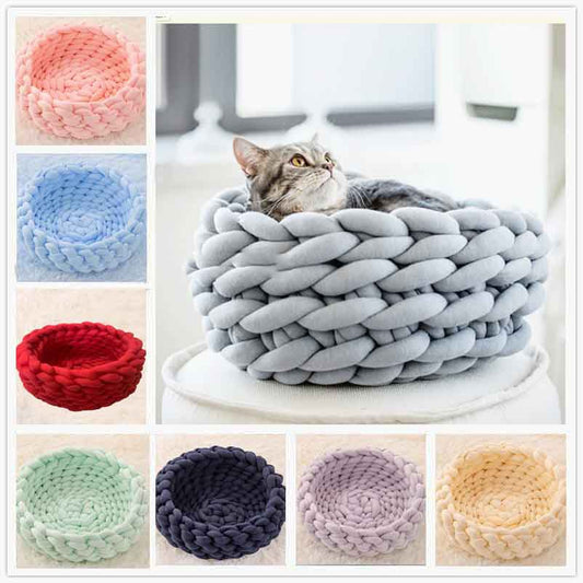 Pet House Cushion Soft Sleeping Basket