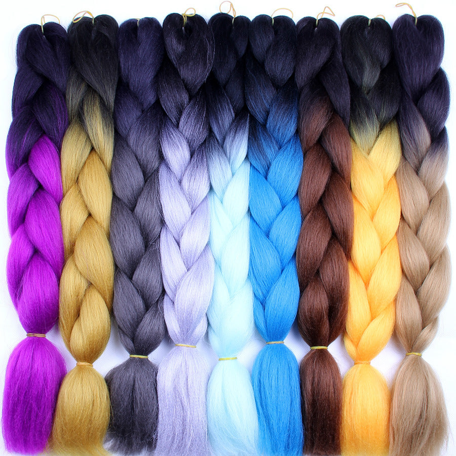 Colorful Ombre Braiding Hair Extensions