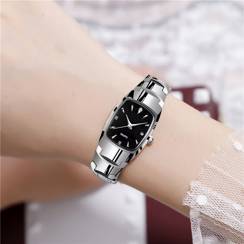 Women's Waterproof Steel Strip Square Quartz Watch