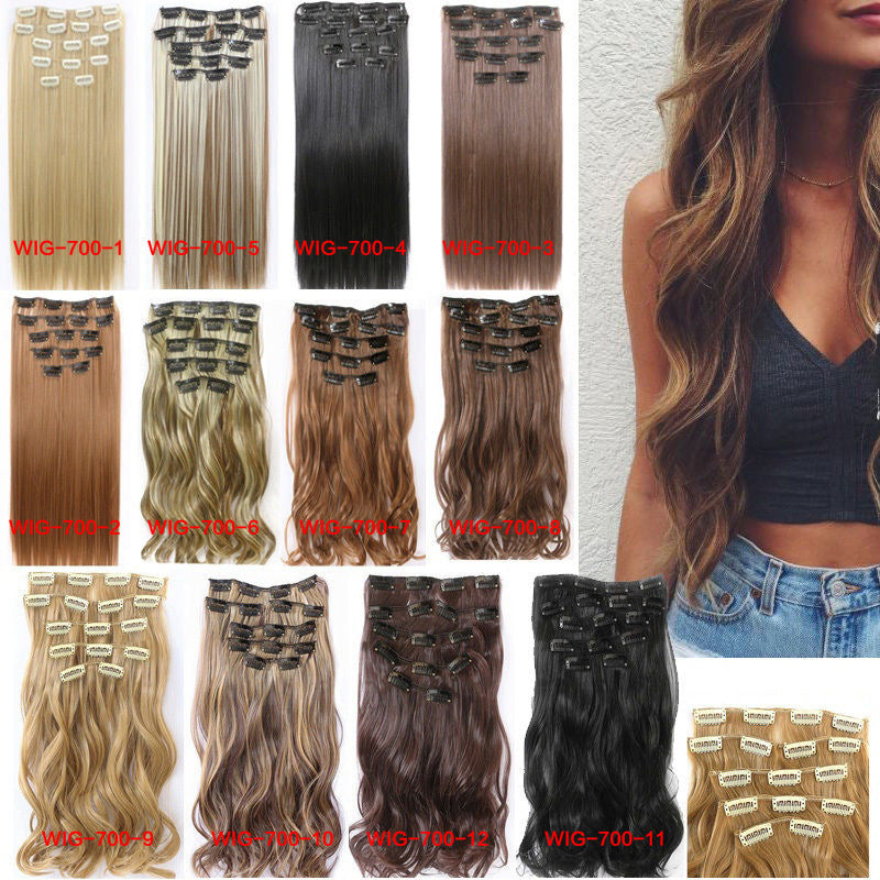 Human Hair Clip-in Extension Sets