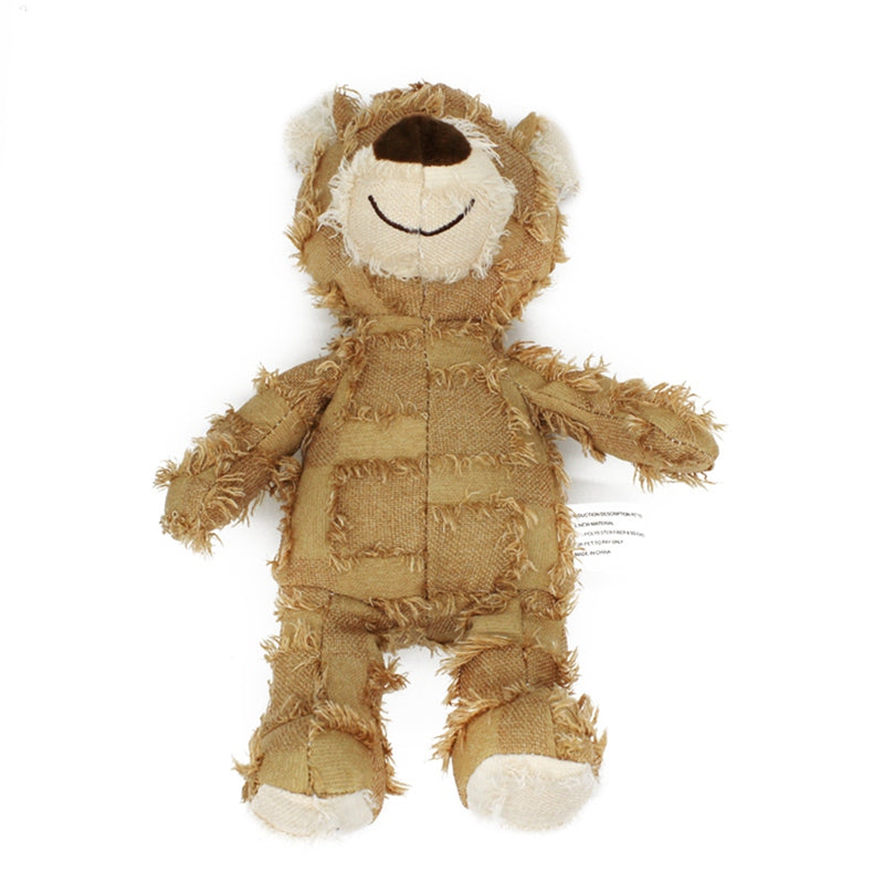 Cute Plush Bear Squeaky Dog Toy