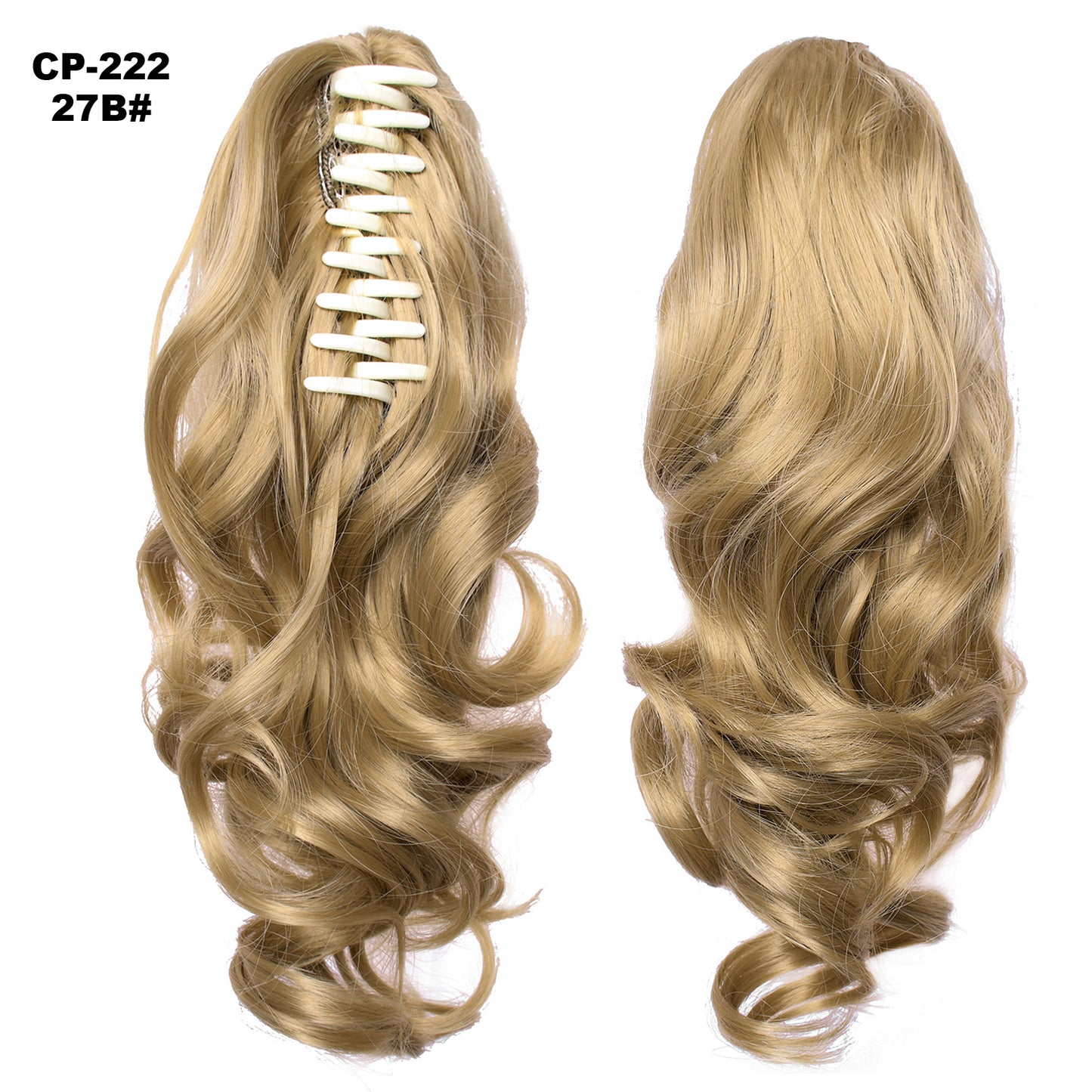 Long Wave Ponytail Wrap Around Clip In