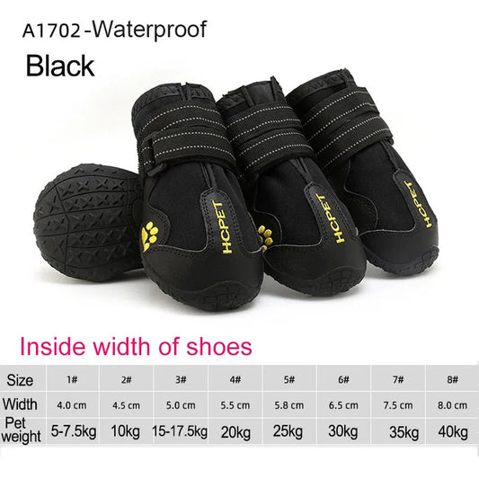 4pcs/set Pet Dog Shoes