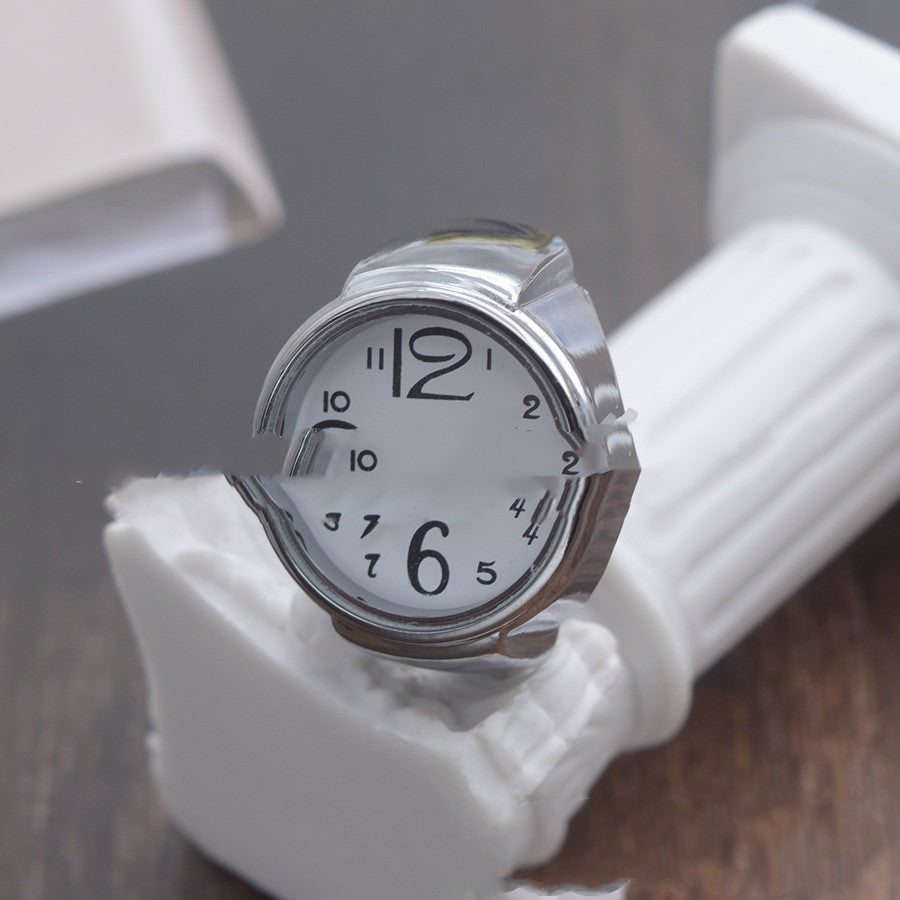 Men's And Women's Ring Watch Alloy Ring