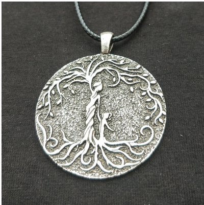 Viking Tree of Life Necklace Mother and two children