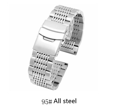 Solid stainless steel strap