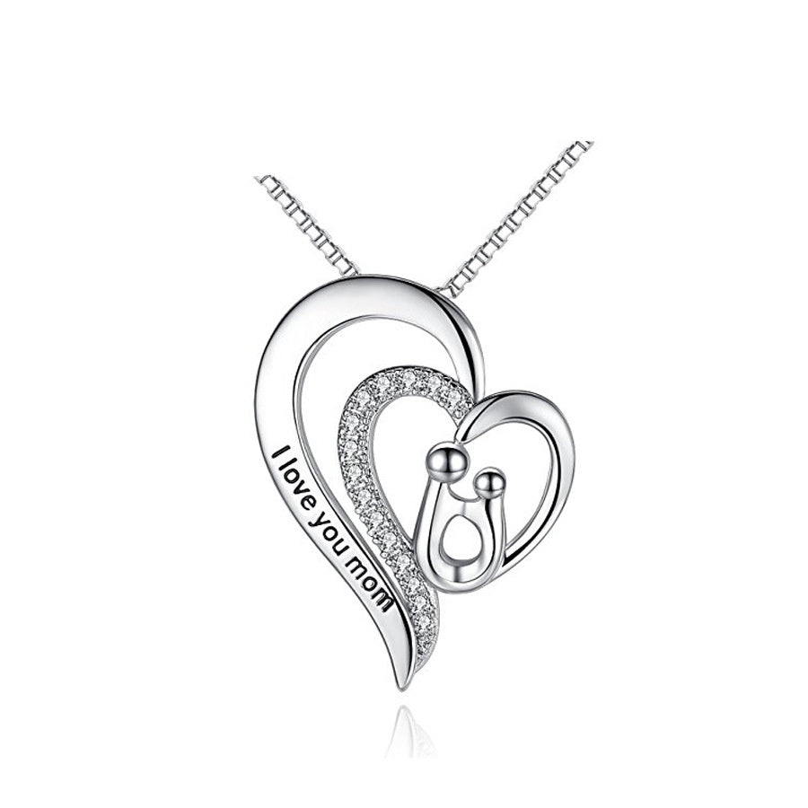 Mother's Day "I Love You Mom" Necklace