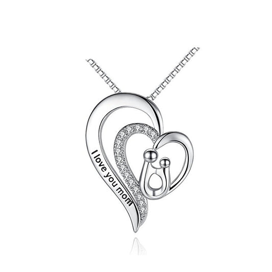 Mother's Day "I Love You Mom" Necklace