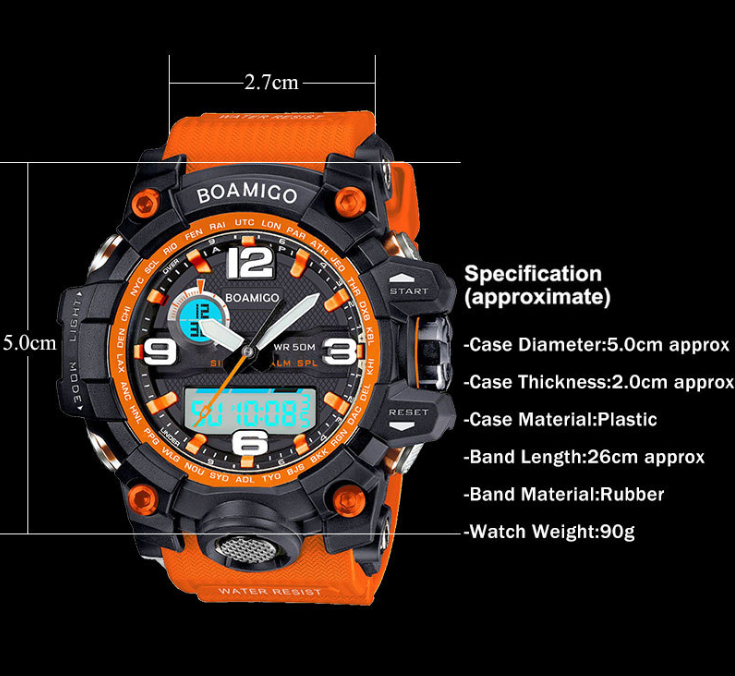 BOAMIGO Men's Sport Watch