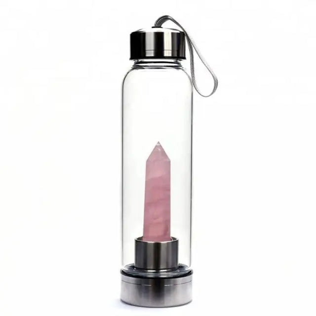 Natural Crystal Stone Water Bottle