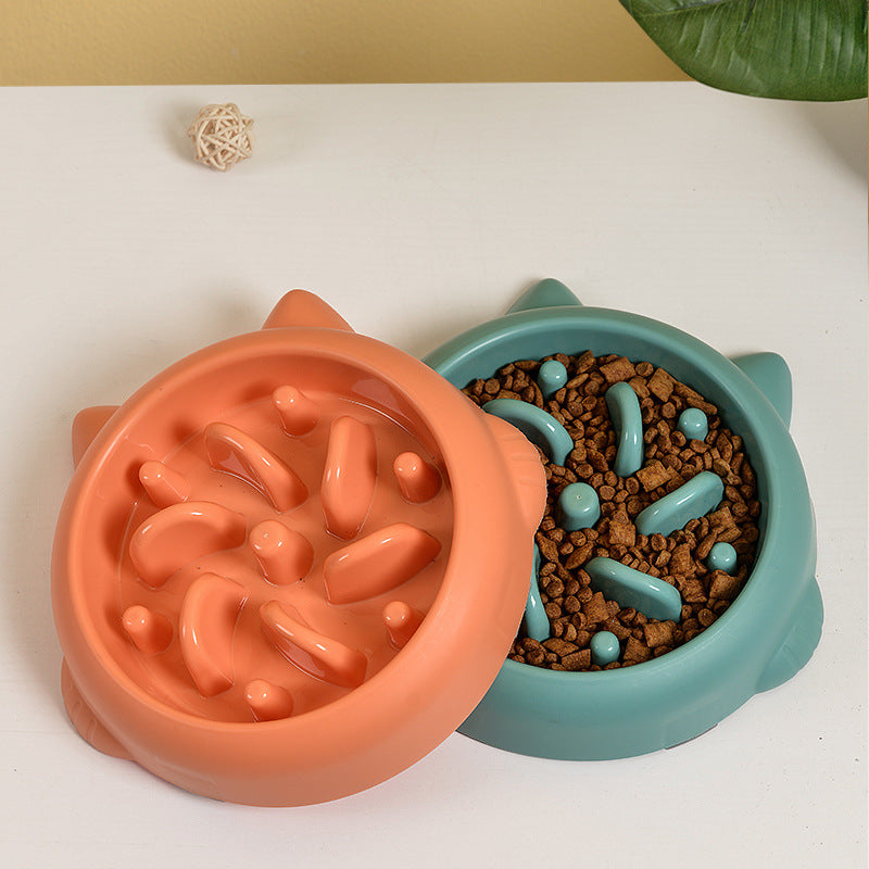 Pet Anti Choking Slow Feeder Bowls