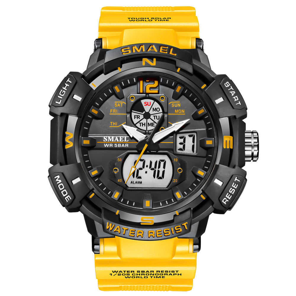 Chronograph Calendar Alarm Clock Luminous Men's Watch Outdoor