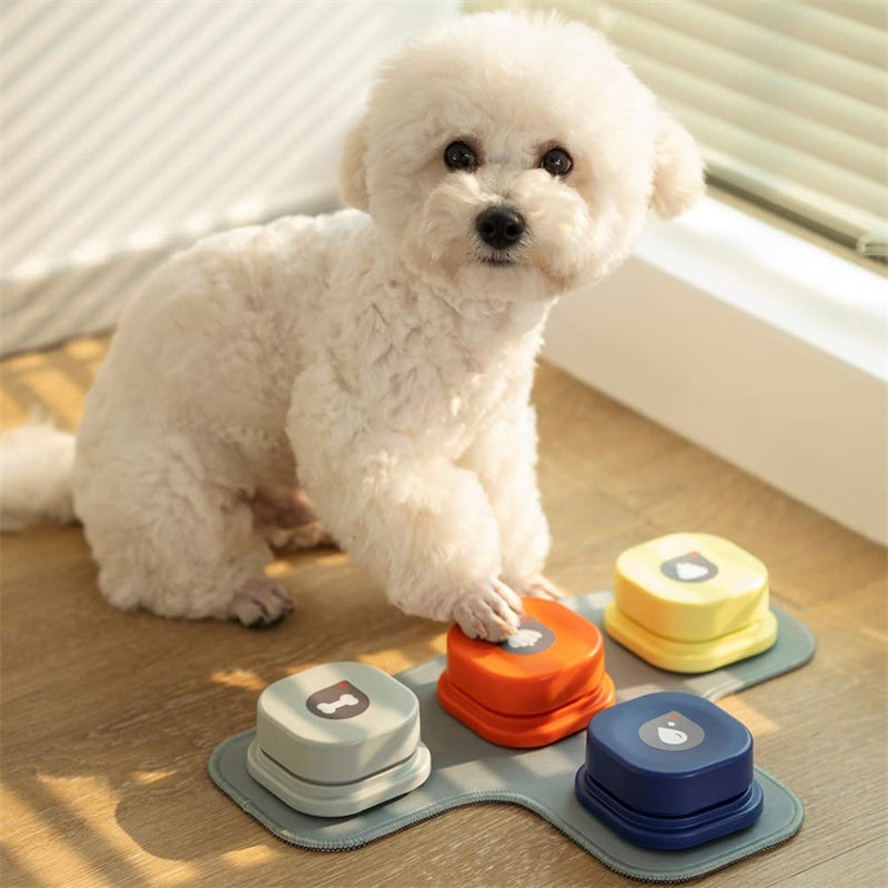 4 Colors Pet One-click Recordable Communication Button