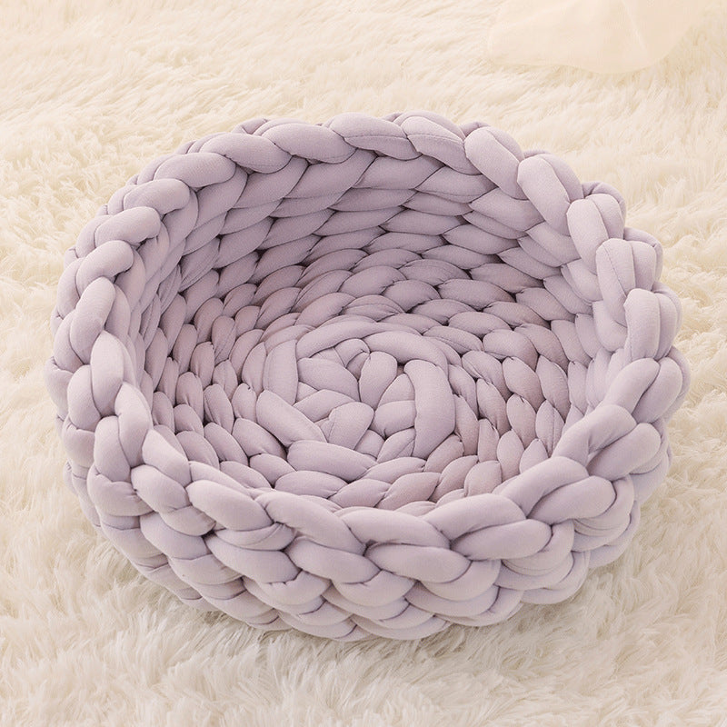 Pet House Cushion Soft Sleeping Basket