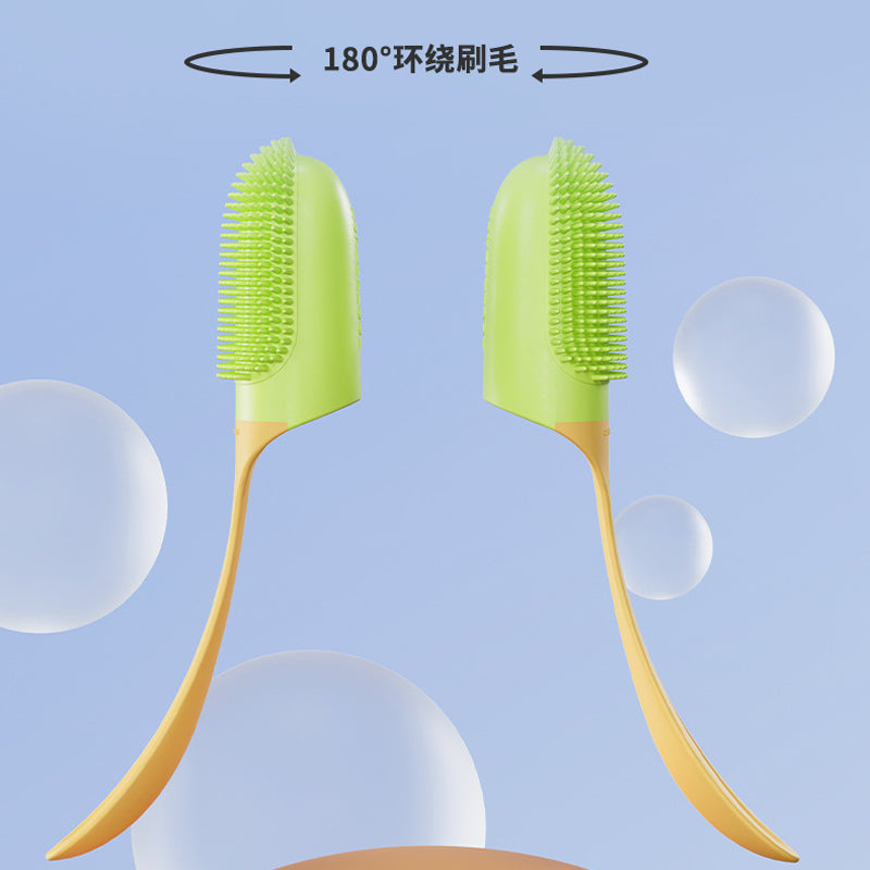 Pet Silicone Tooth Cleaning Care Finger Toothbrush