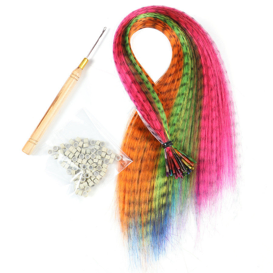 Feather Hair Extensions Multicolor 10/60 Count Sets